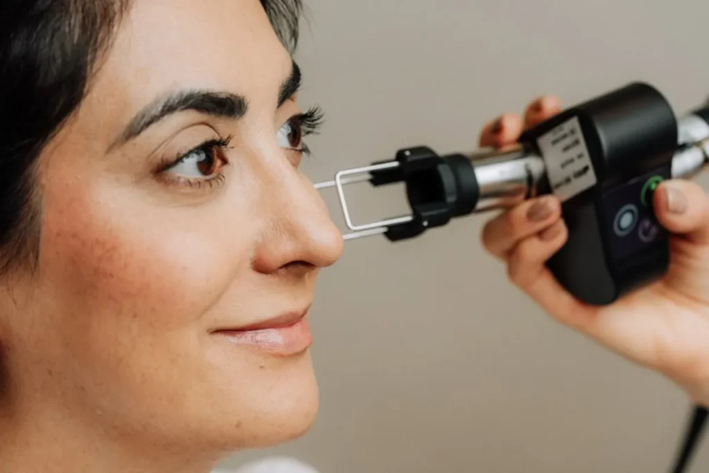 A women receiving CoolPeel at our med spa in Scottsdale