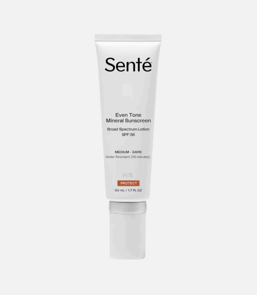 Even Tone Mineral Sunscreen SPF 36 Medium - Dark by Senté