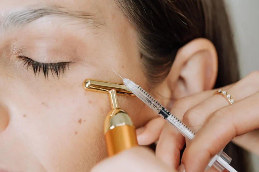 client receiving Daxxify injection at Curated Medical in Scottsdale