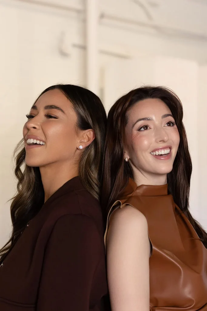 portrait of experienced botox injectors Katie and Brittany from Curated Medical in Scottsdale