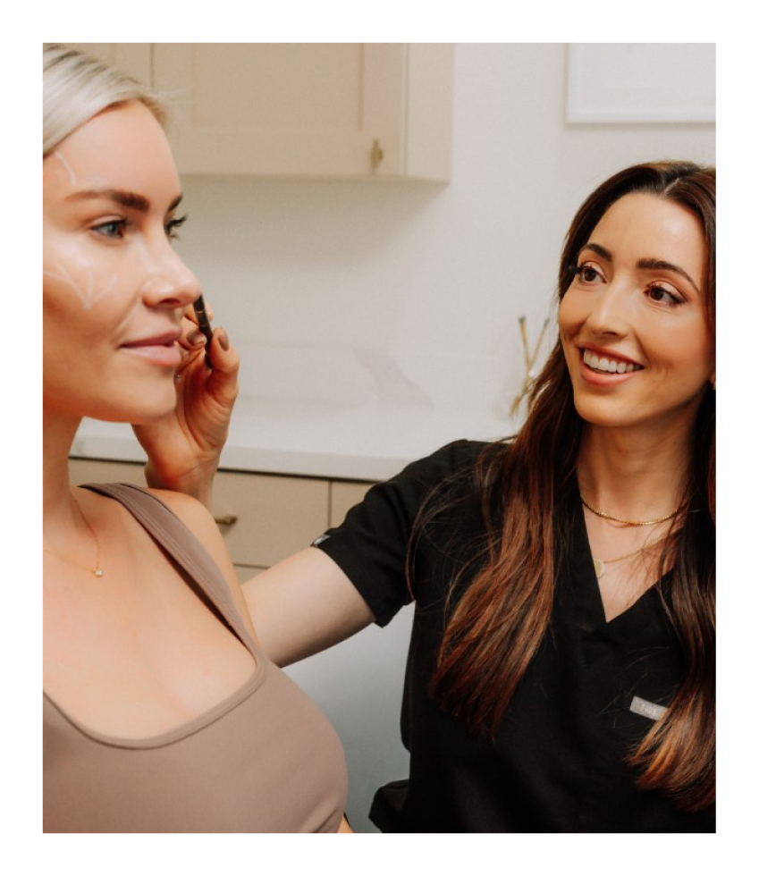 woman receiving sculptra treatment in Scottsdale